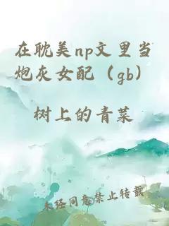 在耽美np文里當(dāng)炮灰女配(gb)